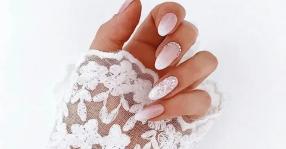 Ombre Wedding Nails